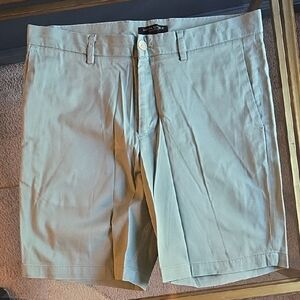 Banana Republic Men's Mint Green Flat Front Shorts